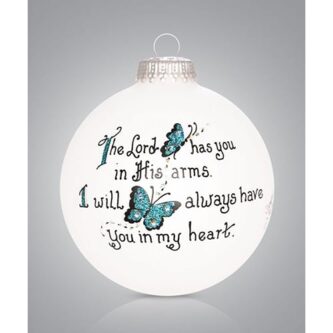 Memorial Butterfly Ball Ornament