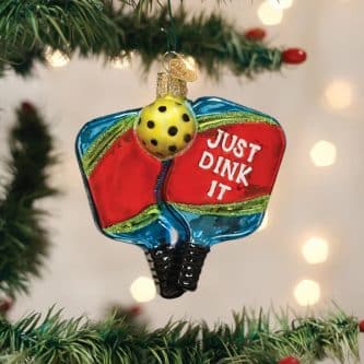 Pickleball Paddles Ornament Old World Christmas