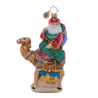 Camel-Drawn Claus By Radko